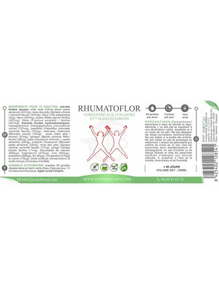 Rhumatoflor, traitement pour rhumatismes et articulations 250 ml